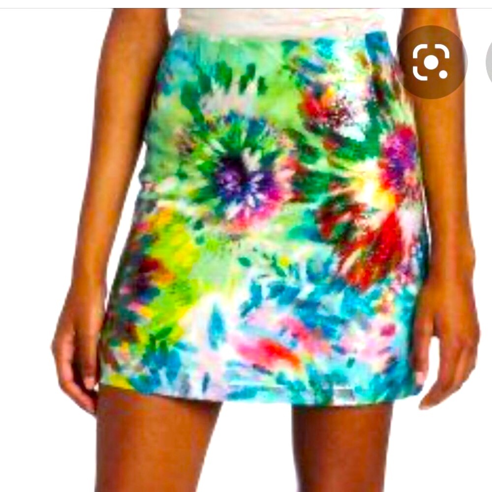 New Anthropologie Cluny sequined floral skirt 10